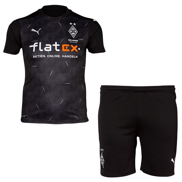 Maillot Football Borussia Mönchengladbach Exterieur Enfant 2020-21 Noir